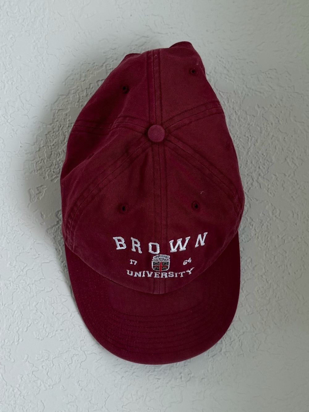 Brown University Embroidered Baseball Cap - Burgundy Red - Picture 2 of 5